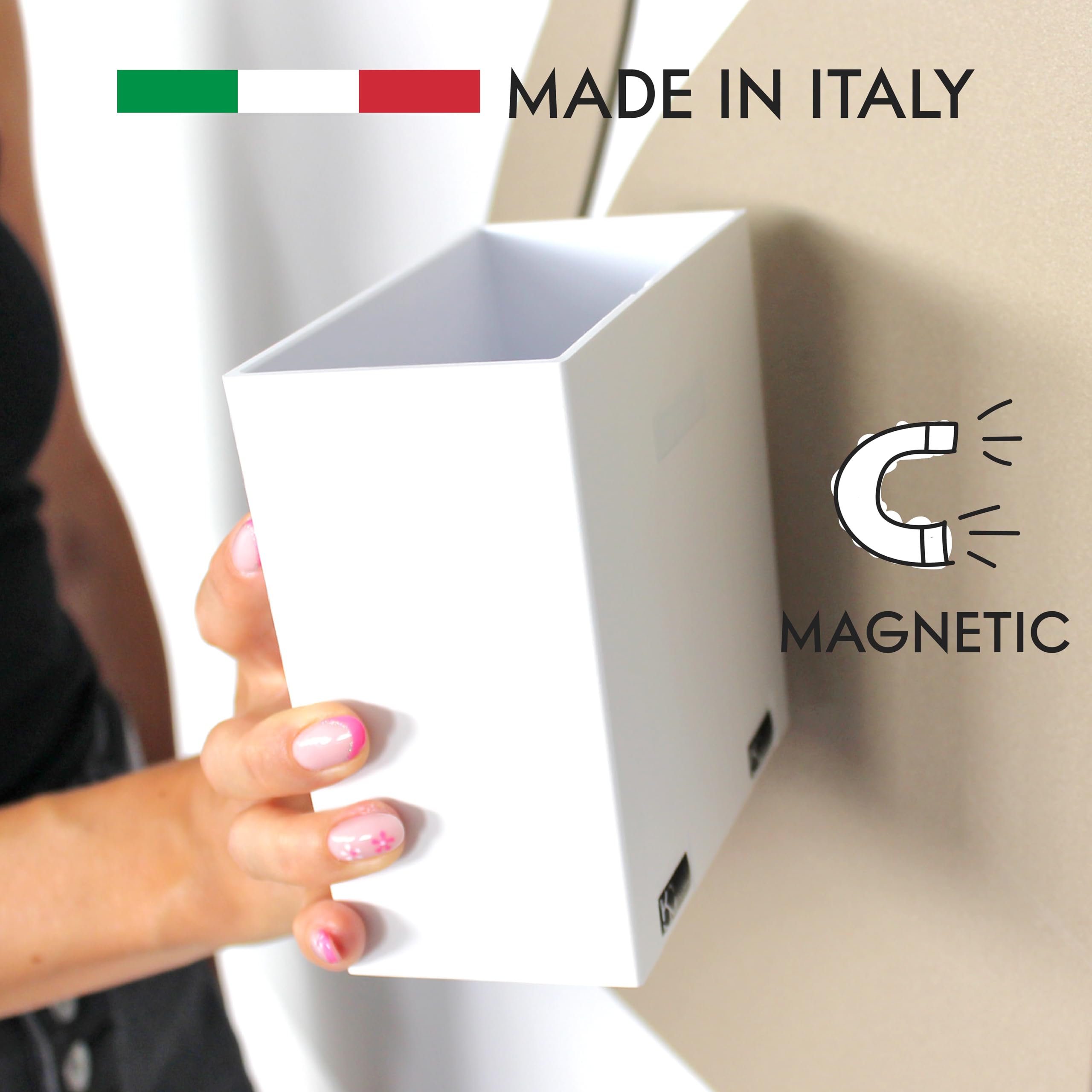 KalaMitica, "Uranos" Magnetic Container, Ladle Holder and Storage Box for Magnetic Whiteboard, Modern Design - Image 2