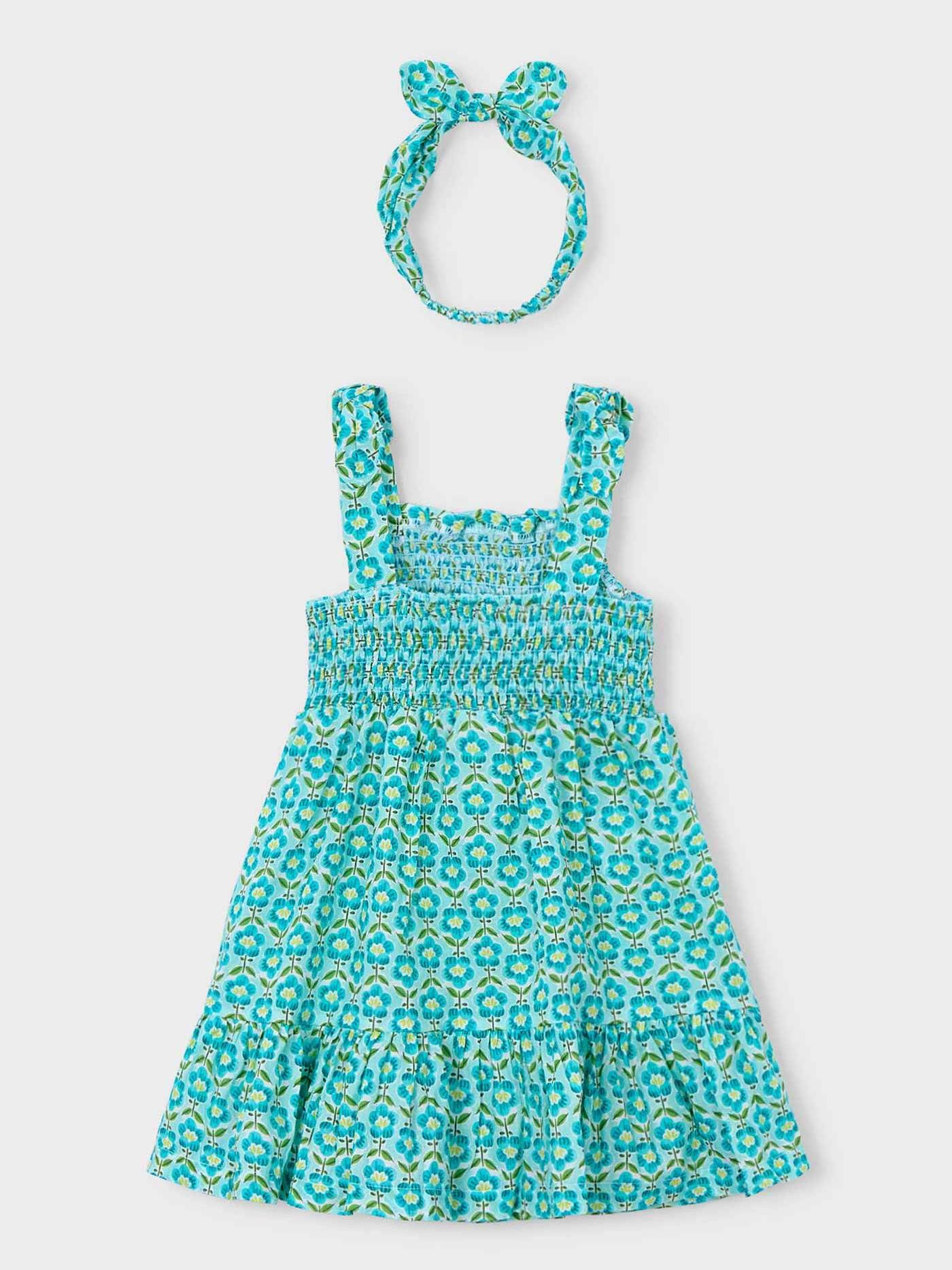 Mayoral Vestido Estampado Banda para niña Oceano