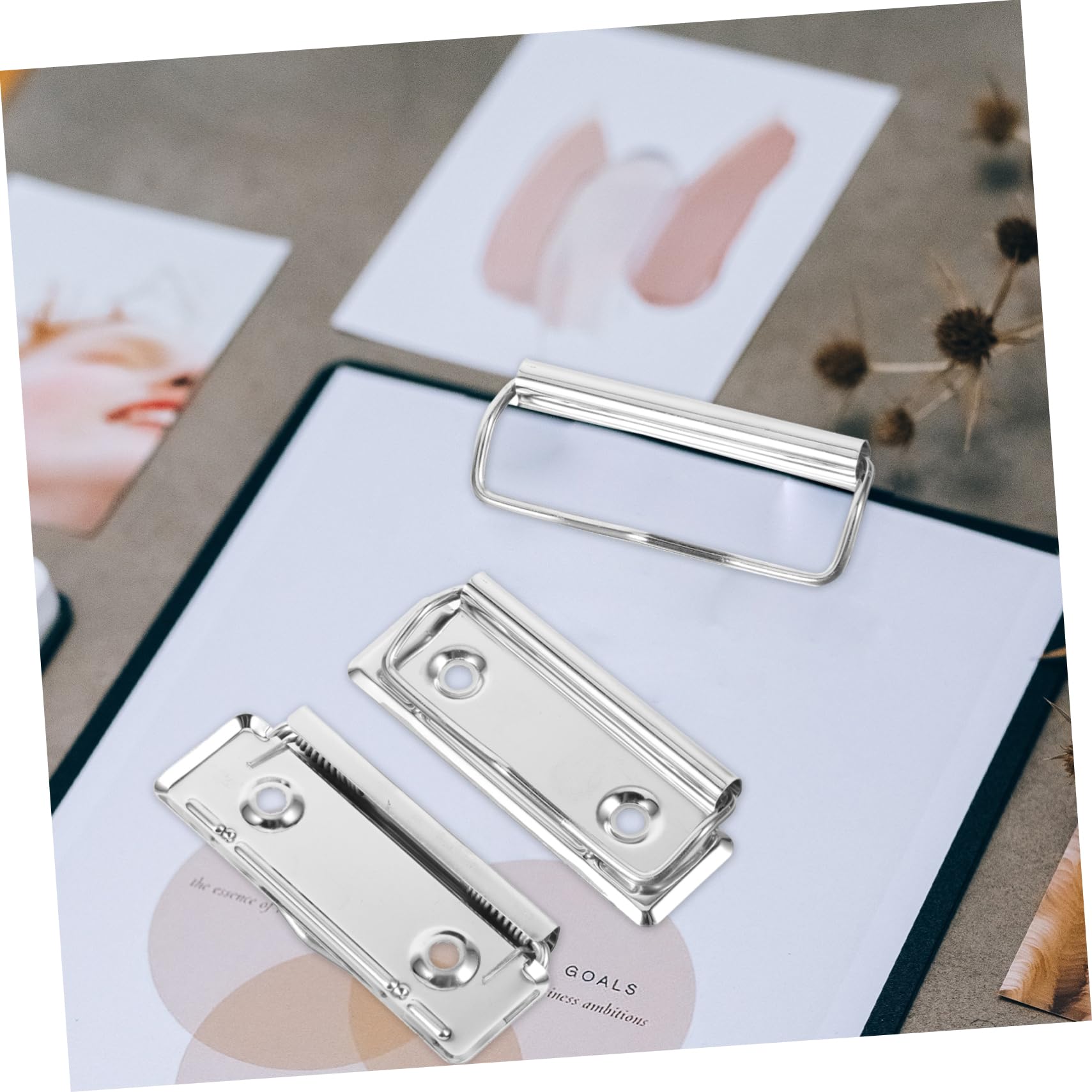 DOITOOL Clips De Metal Para Escritura Abrazaderas De Oficina Para Portapapeles Y Menús Fijación Y Práctica Para Proyectos Y 10 Piezas X 5