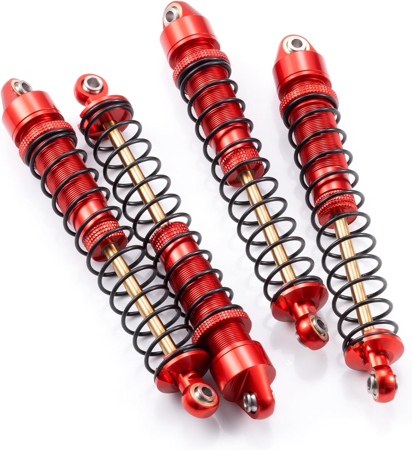 4Pcs Rc Metal Shock Absorber Damper For 1/10 RC Crawler Tamiya CC01 TRX4 Axial SCX10 D90 D110 RR10 (100)