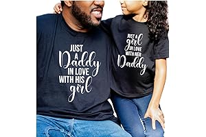 Just A Girl In Love With Her Daddy Matching Dad and Daughter Shirts