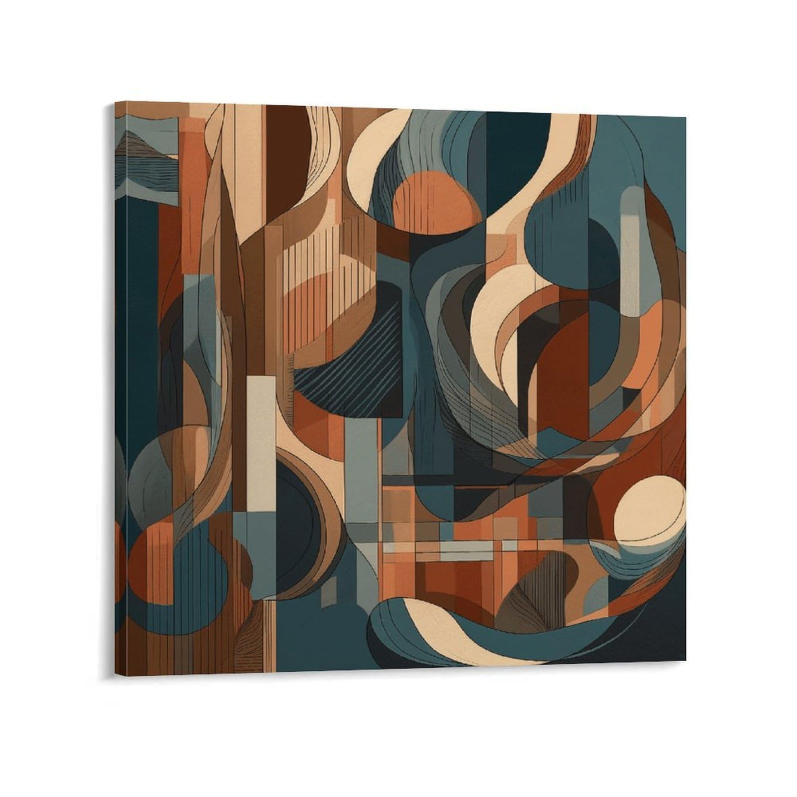 Art Prints Canvas Wall Art for Bedroom 24x24inch(60x60cm) Canvas Prints Artwork for Walls Modern Picture Artwork Painting for Living Room Aesthetic Wall Paintings for Bathroom Kitchen Office Decor
