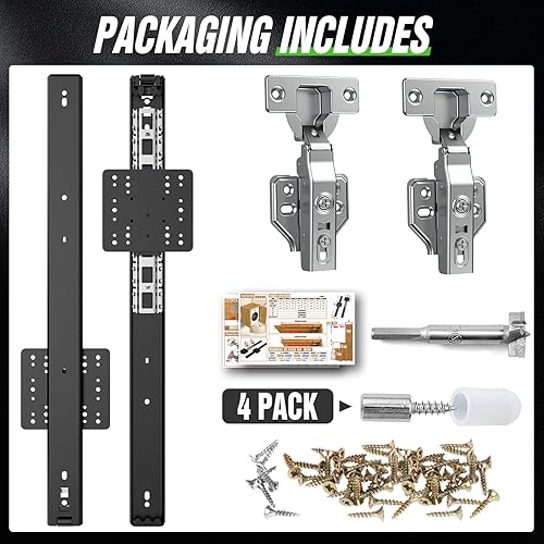 Miniatura 8 de Tobogán de puerta de bolsillo, tobogán de puerta de bolsillo para gabinete, bisagra de puerta de bolsillo, inserción de accesorios para puerta