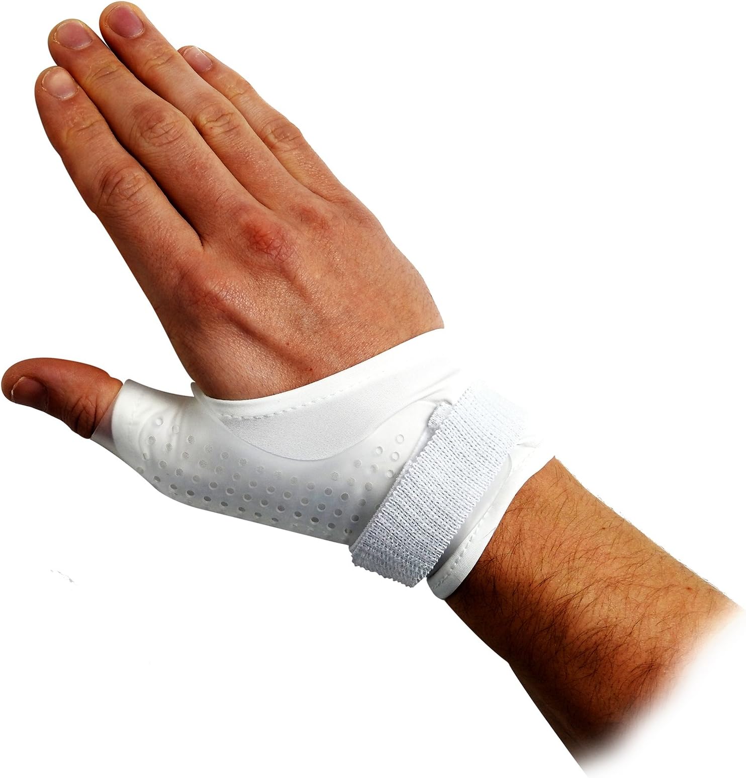 Talarmade Body Medics Polythene Orthosis Hard Shell Sprain Thumb Aid Stabiliser Guard Brace - Small Left Hand 13-15cm Wrist Circumference
