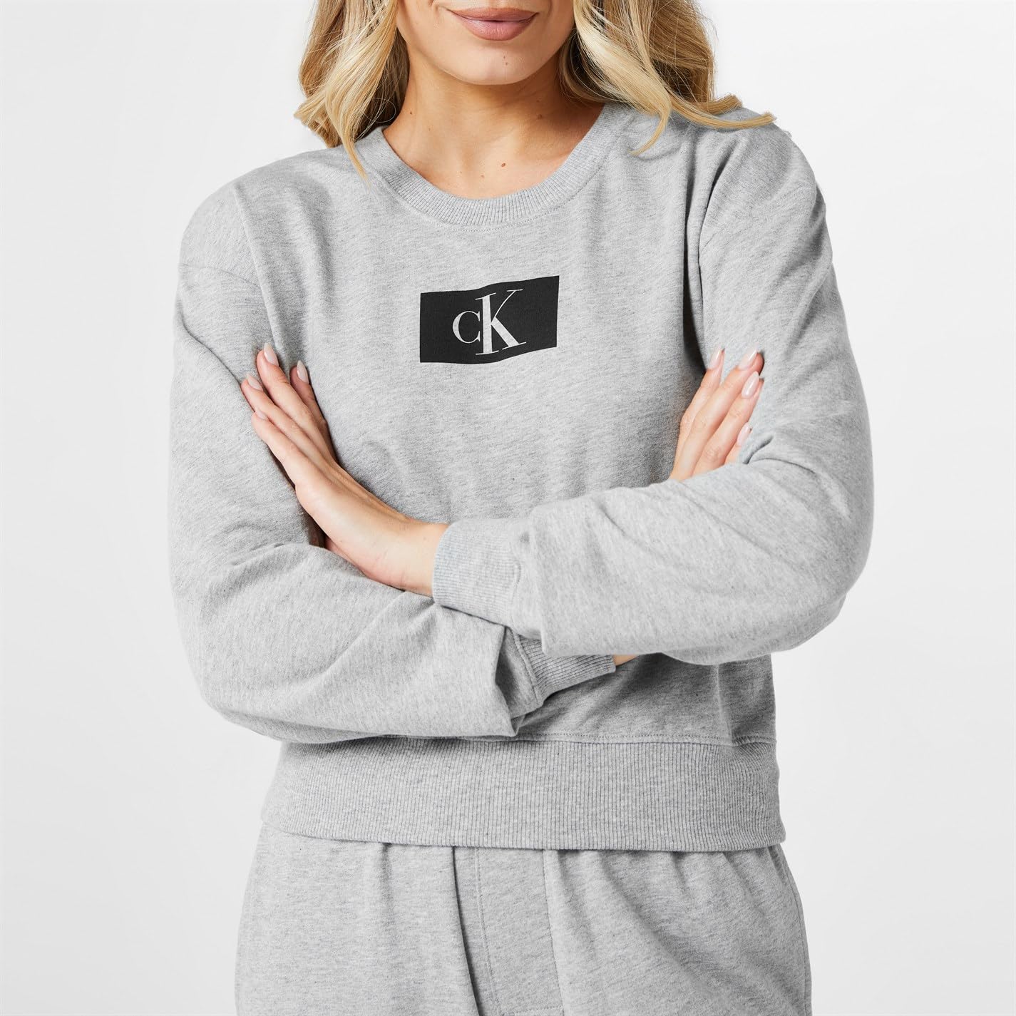 Calvin Klein Felpa Donna senza Cappuccio