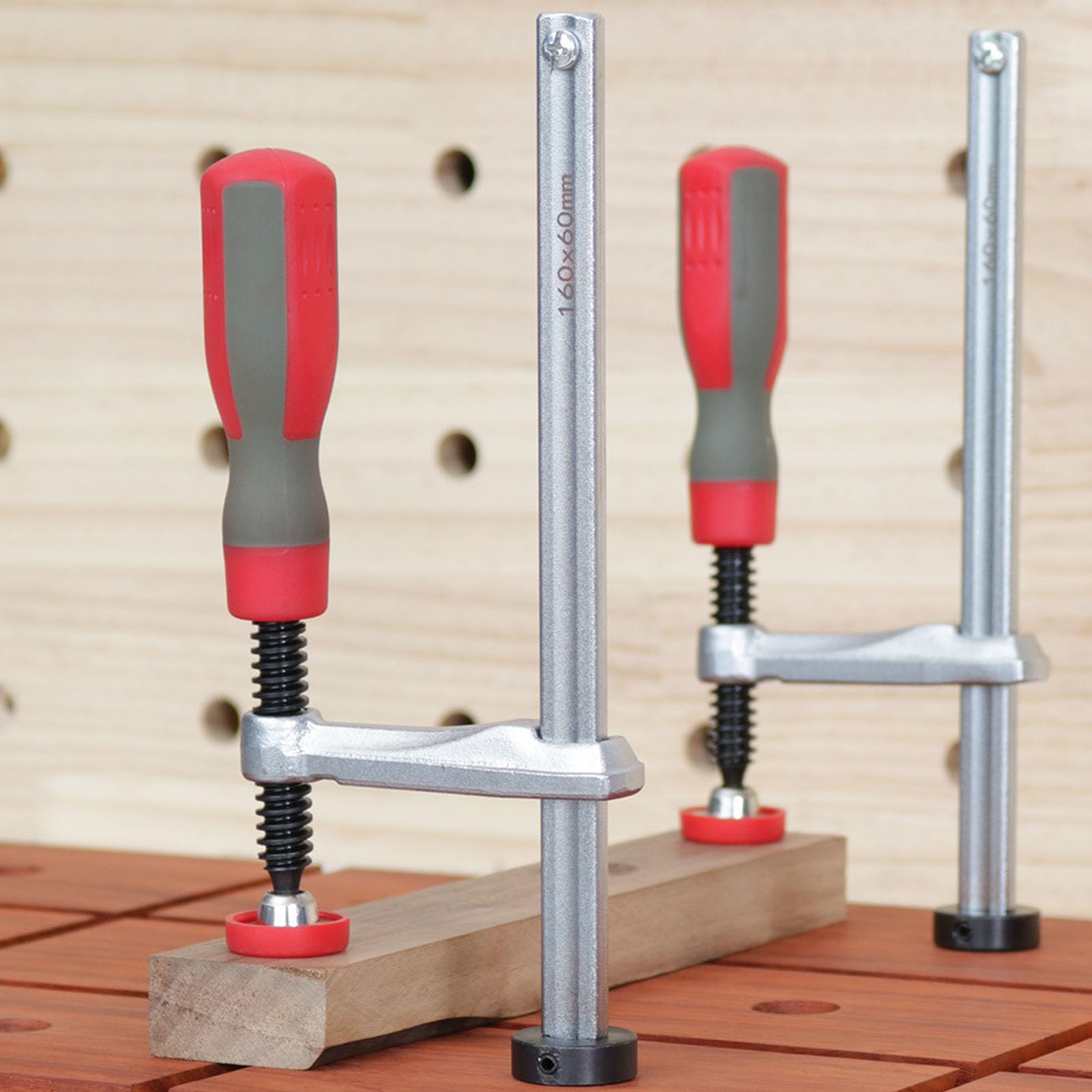 Pince Rapide Pour établi De Travail Du Bois, Pince De Maintien Manuelle, 2 Pièces Pour Les Projets De Bricolage