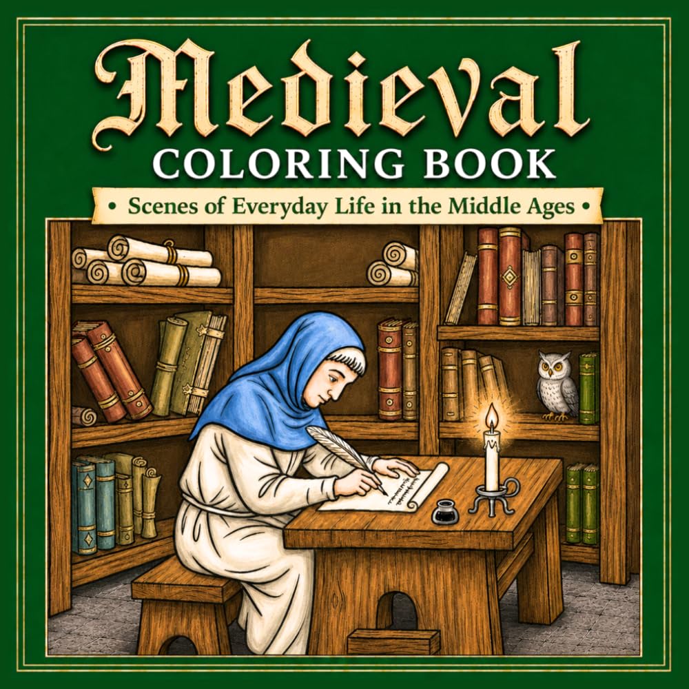 Medieval Coloring Book: Scenes of Everyday Life in the Middle Ages — A Journey Through Series