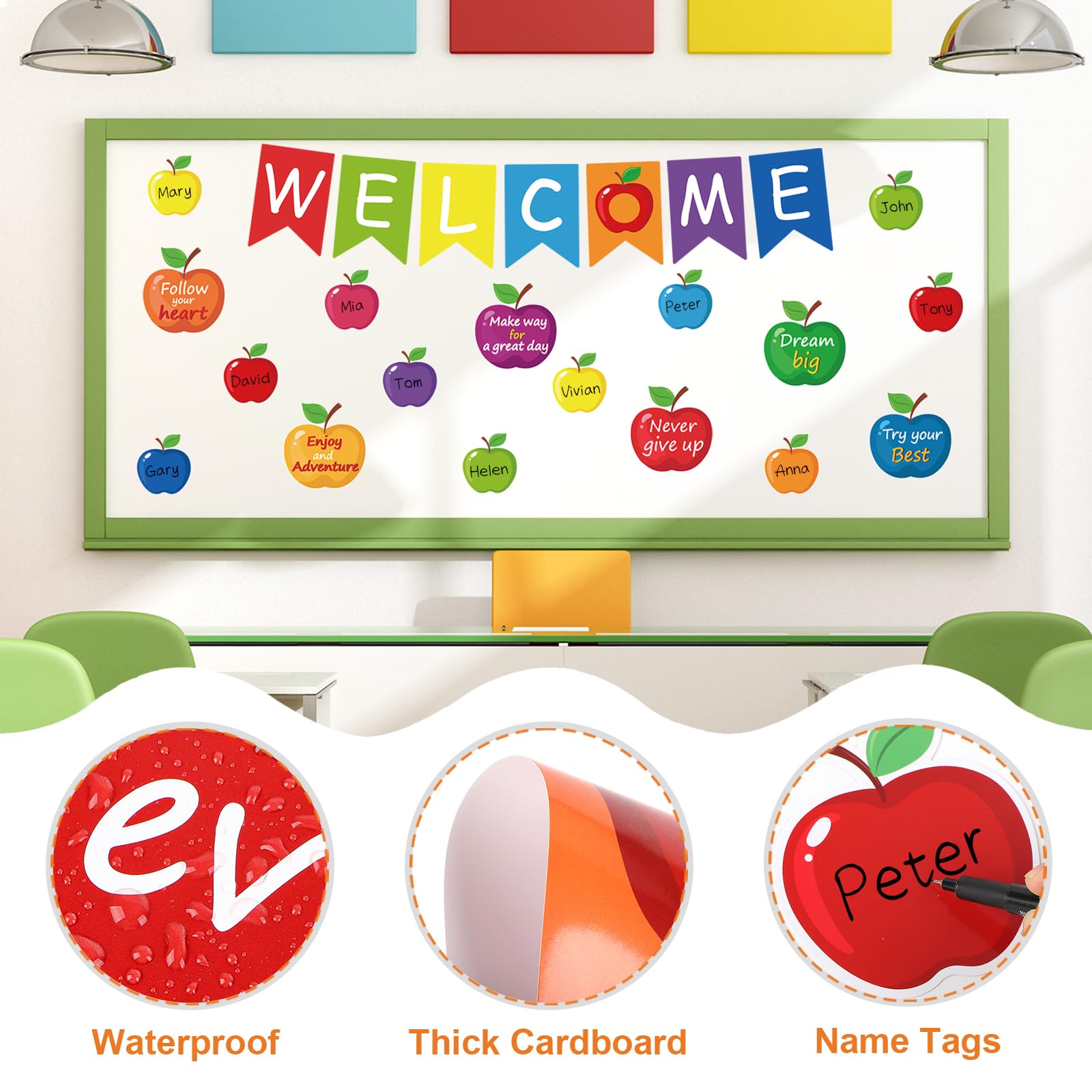 Lot De 26 Tableaux D'affichage Motivants « Let The Adventure