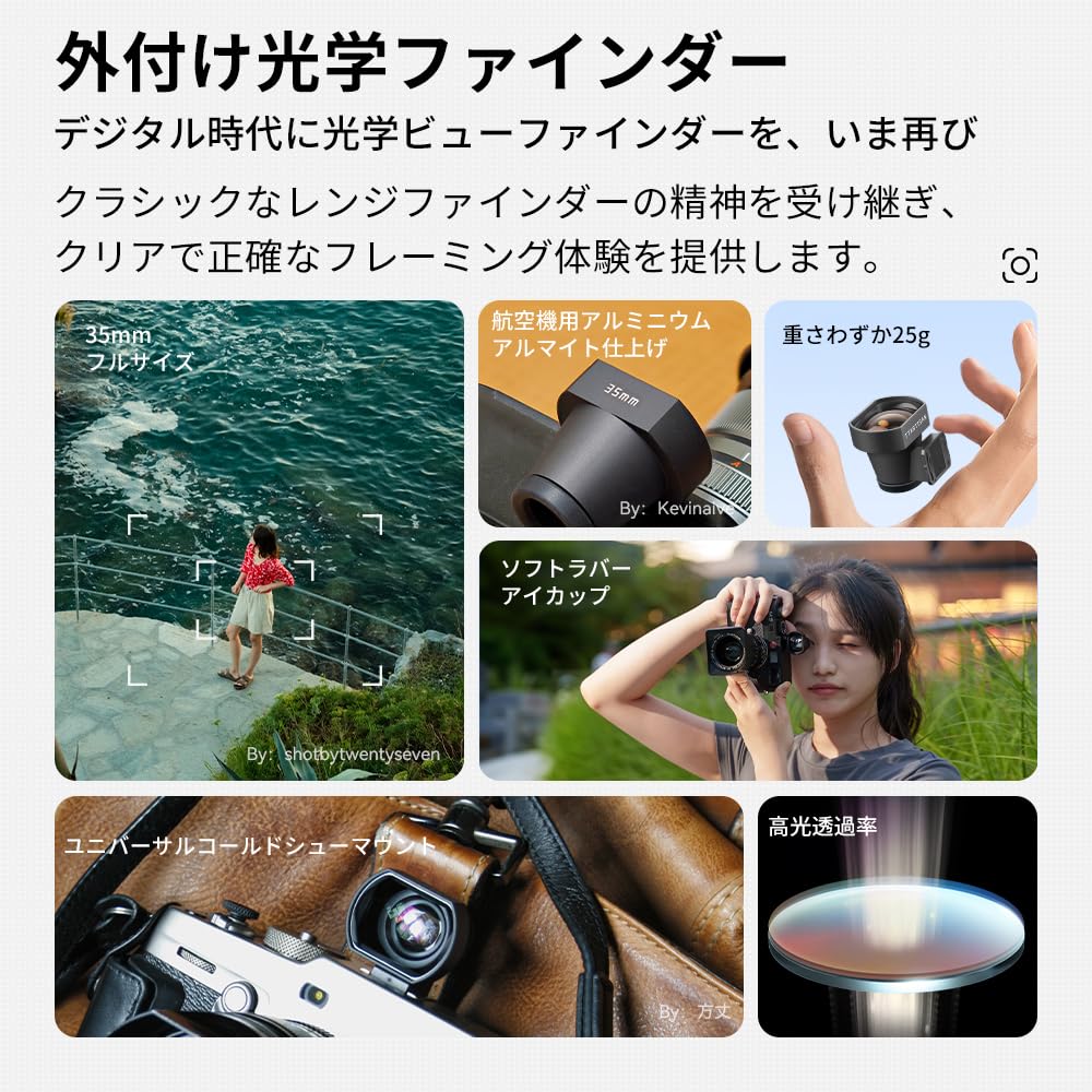 Amazon | TTArtisan 35mm 光学ビューファインダー 外付け (国内正規品