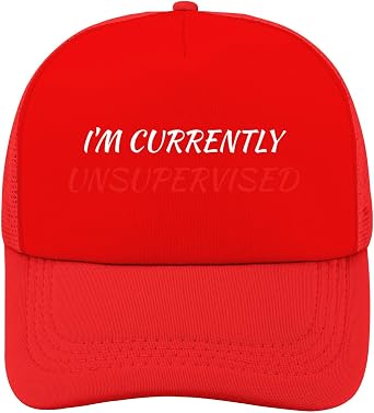 Im Currentlyy Unsupervised Mesh Ball Hats Men Breathable Boys Trucker Caps