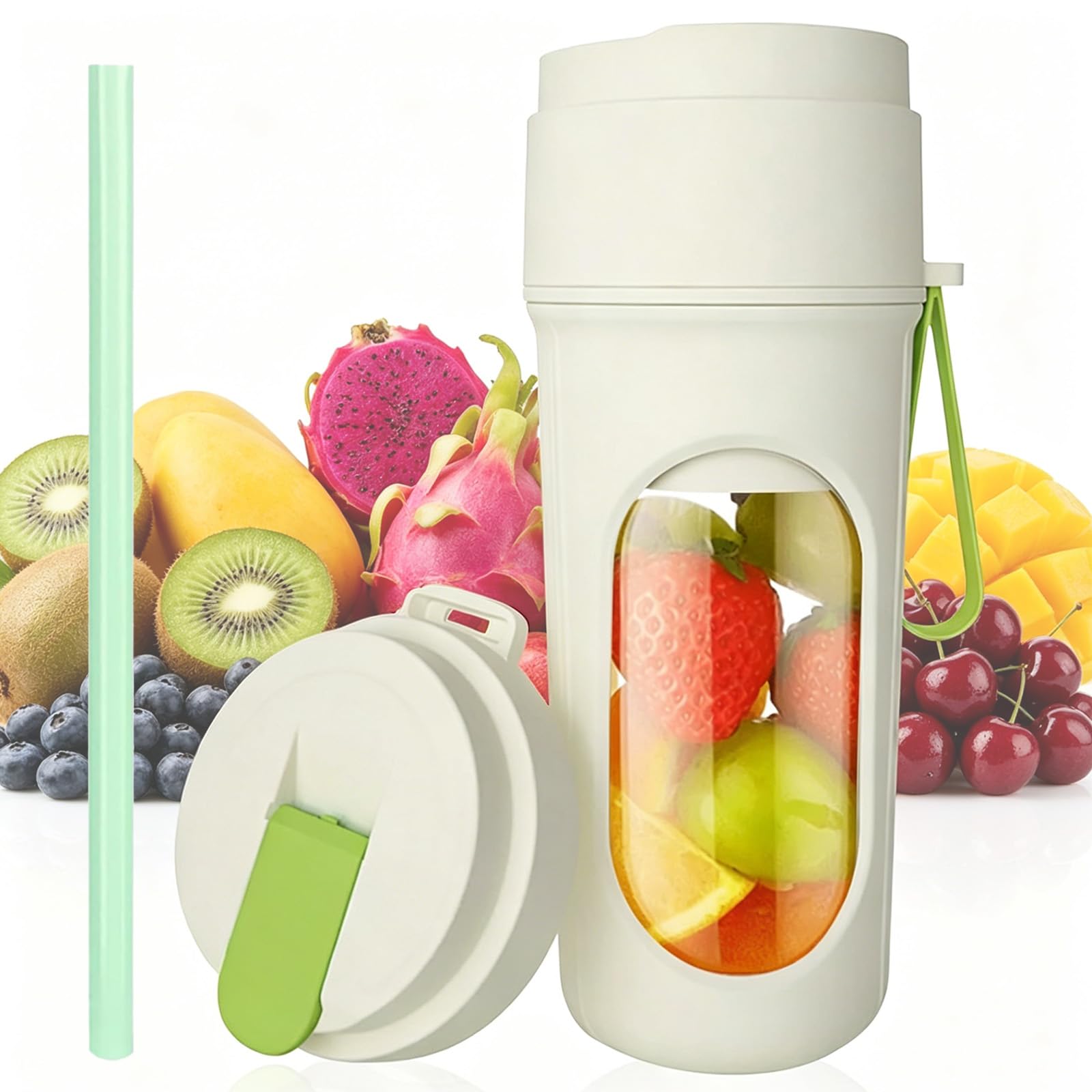 Mini mixeur smoothie avec 12 lames performantes et batterie rechargeable USB longue durée