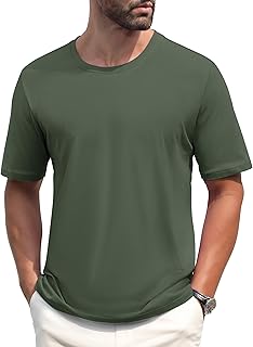 EKLENTSON Men\'s T Shirt Cotton Crew Neck Short Sleeve Breathable Soft Top Casual Summers Lightweight Tee Shirt