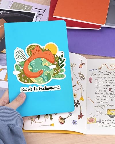 Miniatura 7 de Gwybkq Cuadernos A5 en blanco a granel, 16 paquetes (5.5 x 8.3), viaje a granel cubierta suave colorida, cuaderno de bocetos sin líneas de