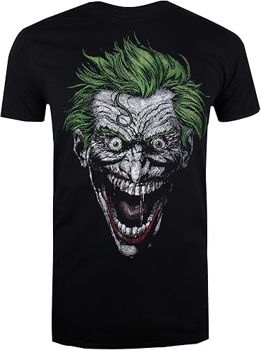 Popfunk Camiseta clásica de DC Comics Joker para hombre