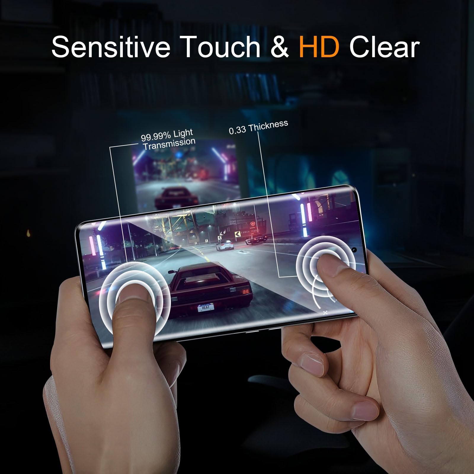 Spigen Glas.tR EZ Fit Screenprotector compatibel met iPhone 16, iPhone