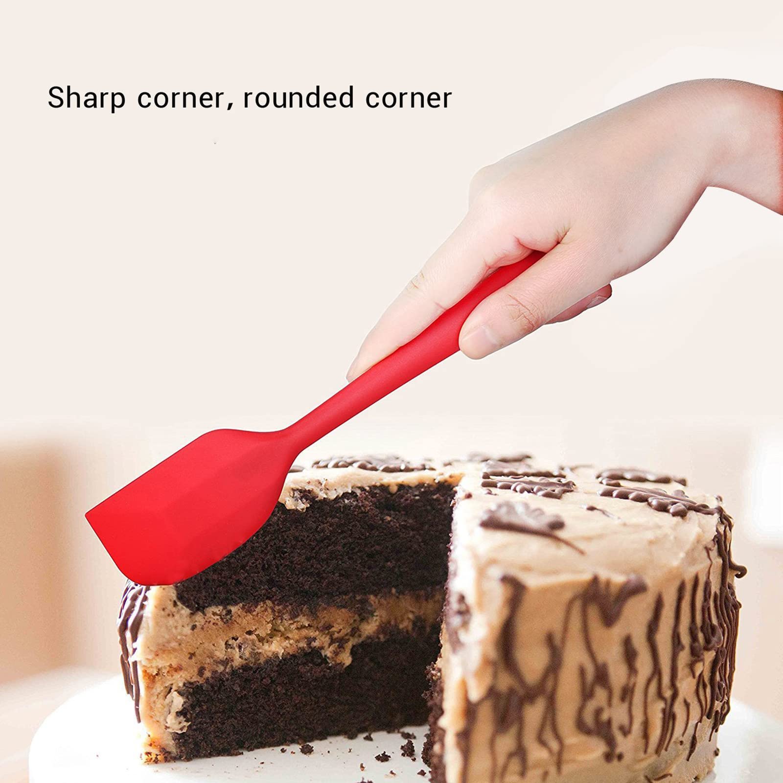 Spatola In Silicone,Utensili Da Cucina Con Manico Lungo