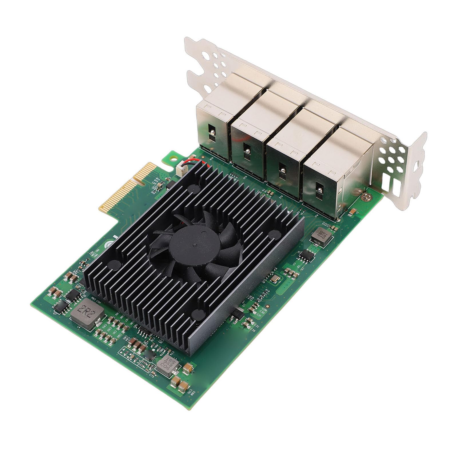 Zunate Karta Adaptera Sieci Ethernet Efektywne Odprowadzanie Ciepła 8 Portów Gigabit PCI Express dla Serwerów Urządzenia do Gier Stacje Robocze