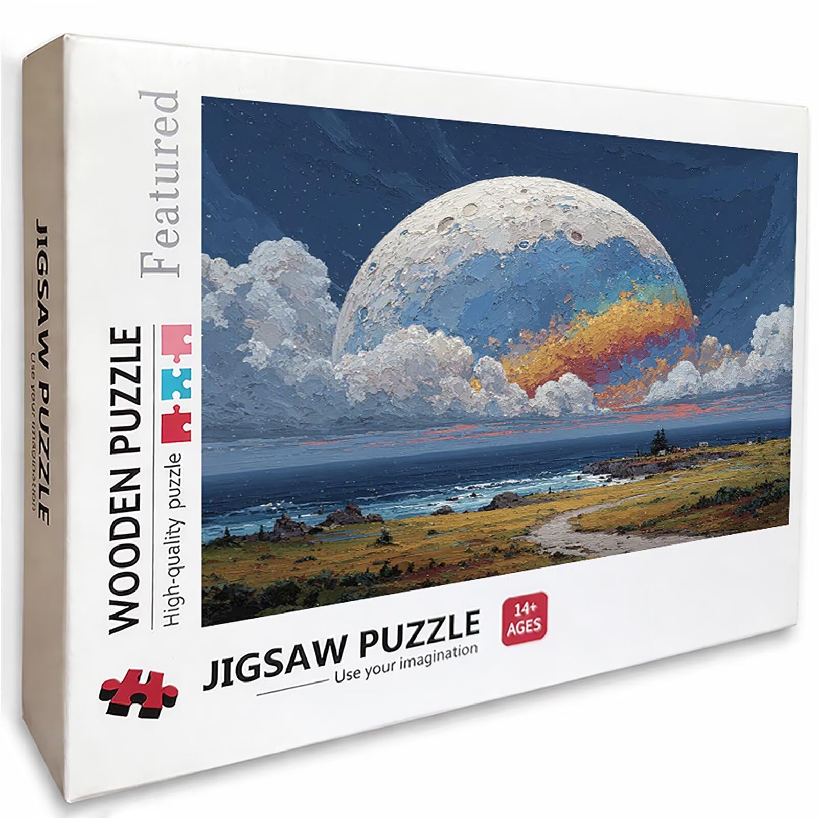 Puzzle 2000 elementów dla dorosłych, planeta, drewniane puzzle, 99 x 71 cm, części ściśle do siebie pasują, dla mężczyzn, kobiet, starszych seniorów, dekompresyjnych, letnich dekoracji, prezentów