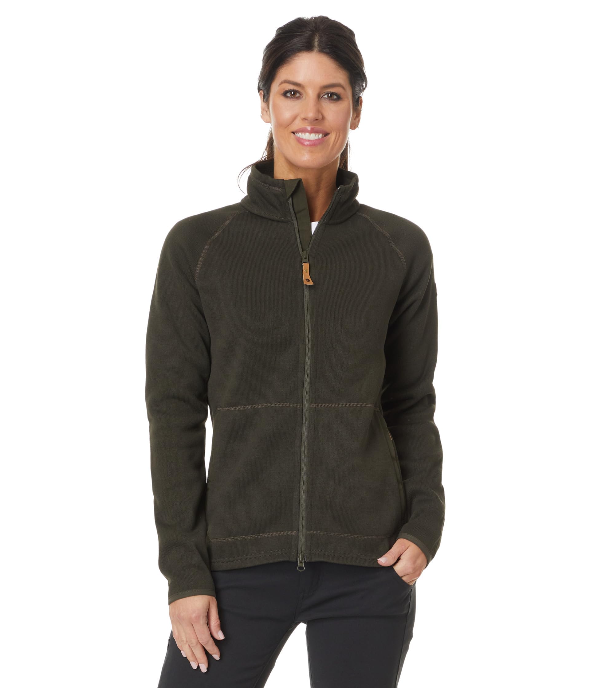 Fjällräven Övik Fleece Zip Sweater Deep Forest SM