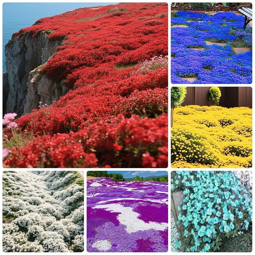 Amazon.com : 3000+ Mix Creeping Thyme Seeds Ground Cover for