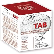Aromatherapy Diffuser Clean Tabs - Cleansing Tablets Designed to Revitalize Your Ultrasonic Diffuser, 6 Count