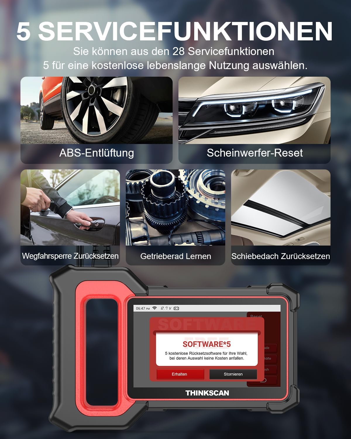 thinkcar ThinkScan Plus S7 OBD2 Diagnosegerät Auto