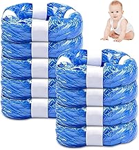 9 Pezzi Ricarica Mangiapannolini, Sacchetti Mangiapannolini, Ricarica Mangiapannolini Compatibile Tommee Tippe, Twist & Click, LitterLocker（4.5M）