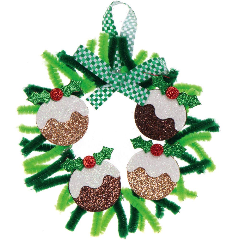 Baker Ross AX613 Christmas Foam Stickers - Pack of 200, Kids Stickers, Ideal For Christmas Crafts And Art Projects, Cards, Party Bags And Decorations