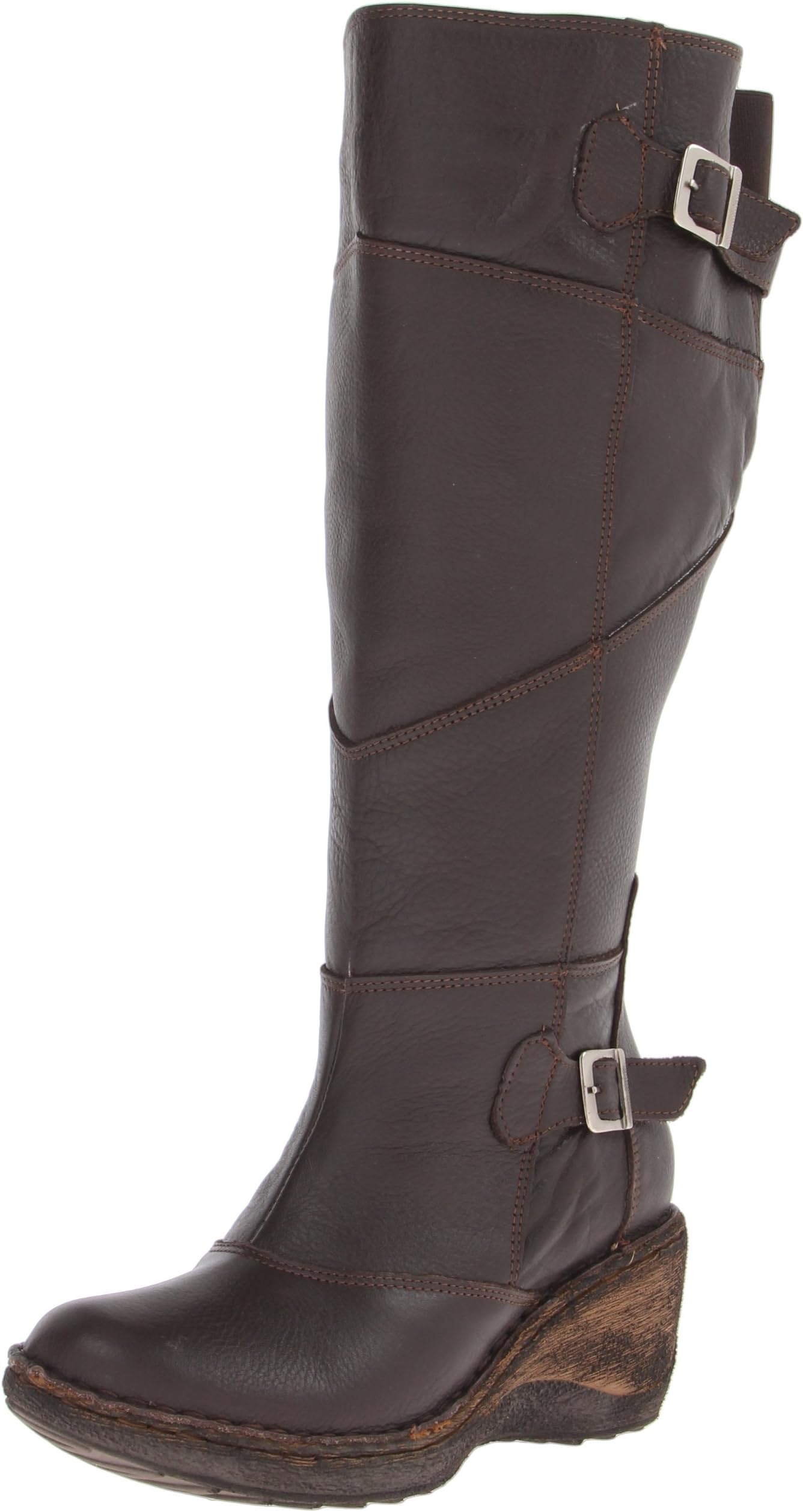 Lassen Women's Kansas Extra Wide Calf 5410 Coffee Boot 8 M