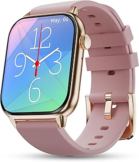 Pebble Newly Launched Cosmos Ultra 2.0 Smartwatch for Men & Women 1.91” Infinite Display, Bluetooth Calling, Sleek Ultra-Thin Design Fitness & Sleep Monitor Works with Android & iOS - Mauve