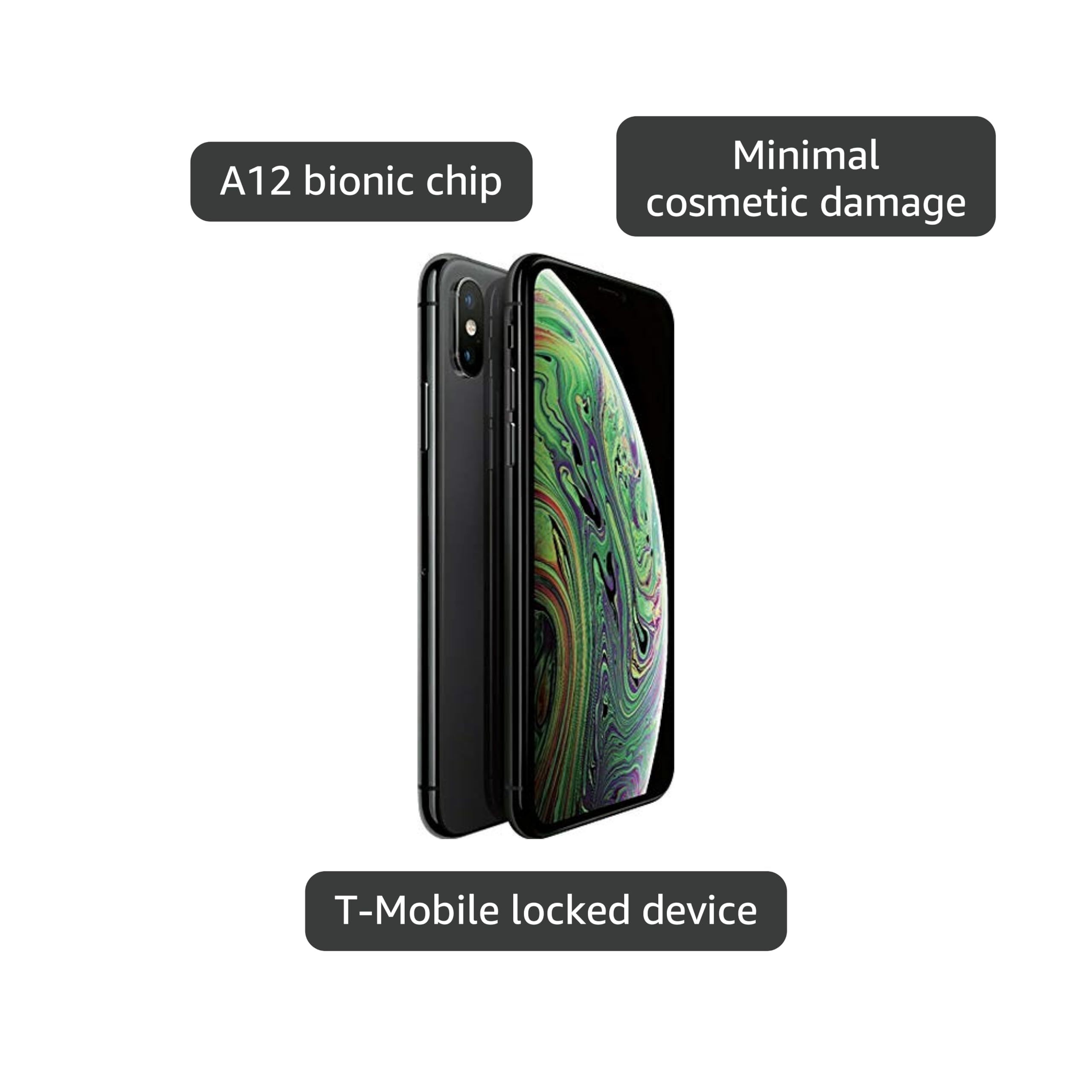 Amazon.com: Apple iPhone XS, US Version, 256GB, Space Gray - T