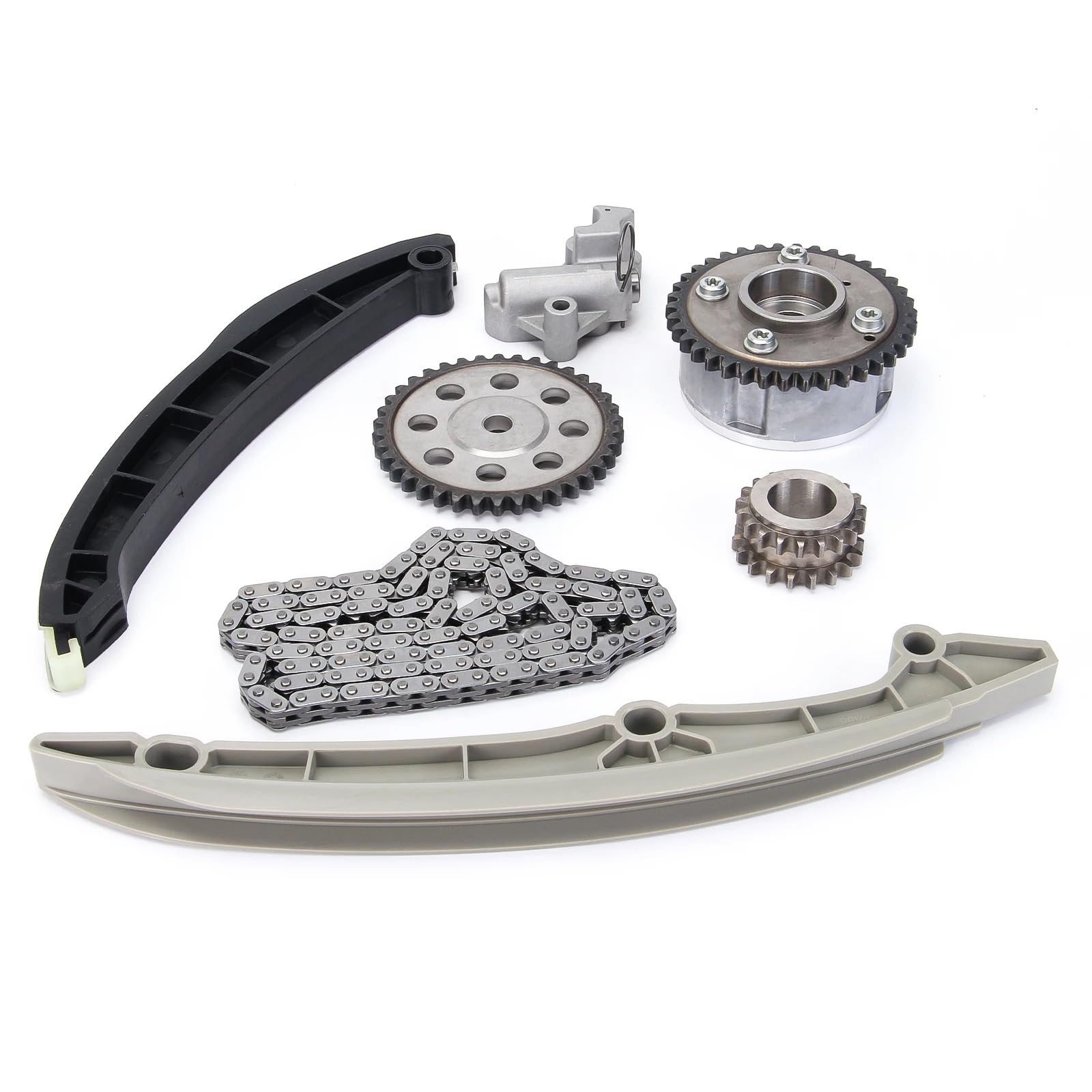 catena pompa olio Adatto per Vw Adatto per 1.4 1.6 CAV CTH 1 Set 03C198229C 03C105209BD 03C109158H Kit di Riparazione Tenditore Catena di Distribuzione catena pompa olio motore