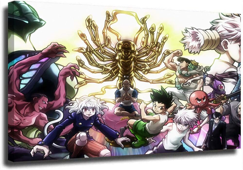 Amazon Com Canvas Poster Wall Art Wall Mural Hunter X Hunter Chimera Ant Arc Room Home Decor Framed 28x20in Medium Posters Prints Amazon Com Canvas Poster Wall Art Wall Mural Hunter X Hunter Chimera Ant Arc Room Home Decor Framed 28x20in Medium Posters Prints