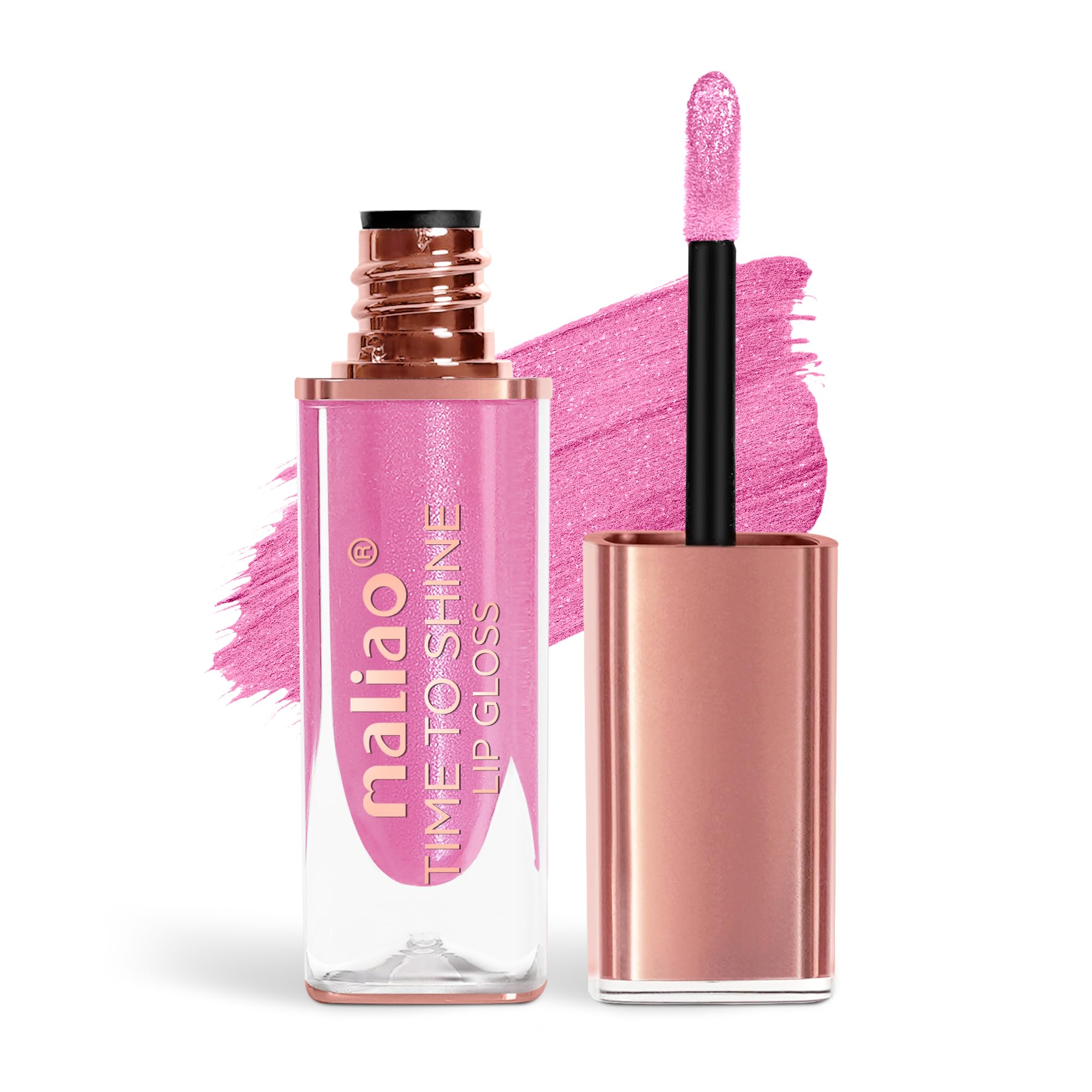 Maliao Time to Shine Lip Gloss | High Shine Finish | Non-Sticky & Lightweight Formula | Long Lasting Glossy Lips | Smooth Application | Glamour, 6.5ml-image-20