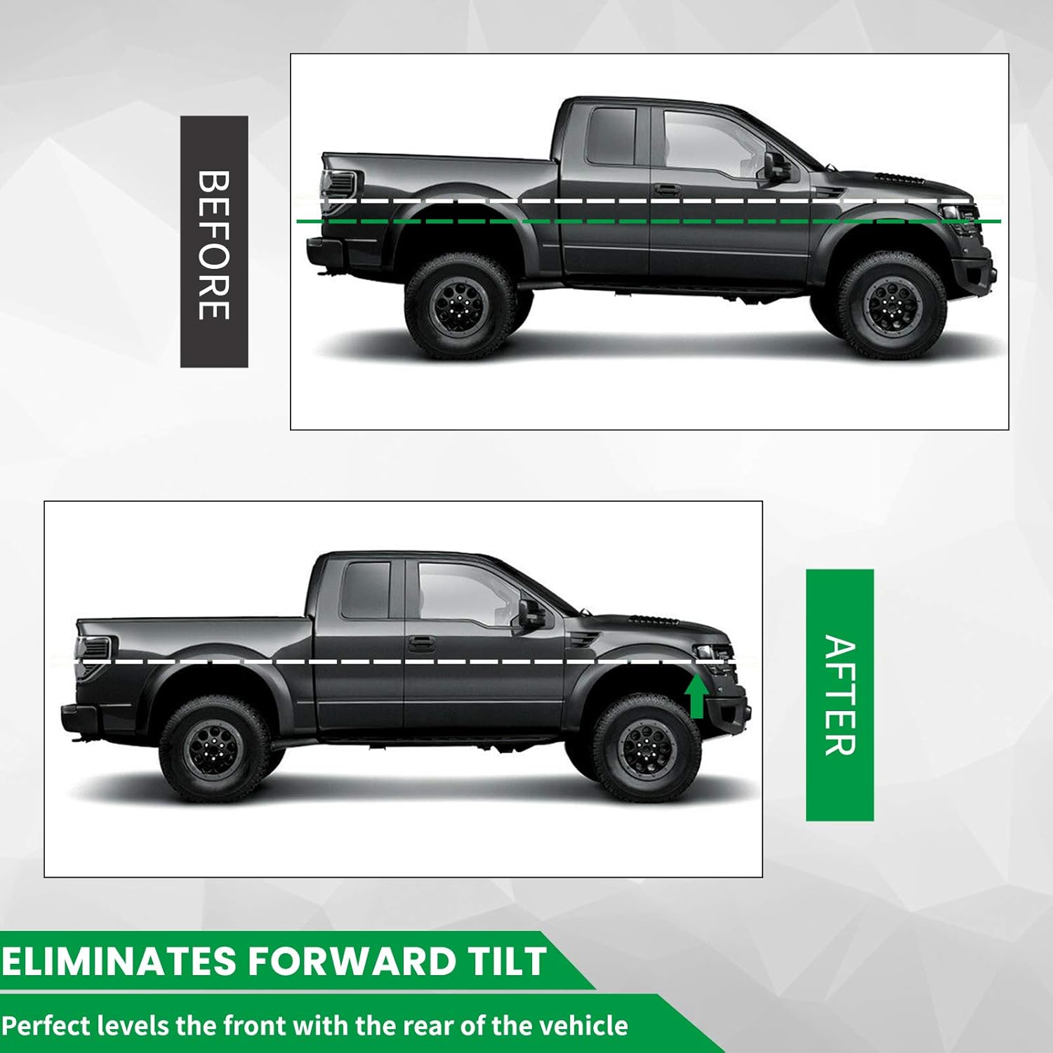 AUTOPTIM 2 Inch Front Leveling Lift Kit - Replacement for 2005-2021 Nissan Frontier, 2005-2015 Xterra, 2005-2012 Pathfinder, 2009-2012 Equator Strut Spacers Kit 2WD 4WD