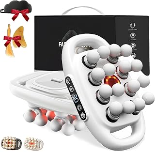Verniqo Massager, Husband 2.0, 16 Head Massage Gun, Verniqo Health Massager, Release Deep Muscle Tension in 5 Minutes, Up Down T Pain, 3 Modes/30 Intensities for Back,Shoulders,Legs (16 White Heads)