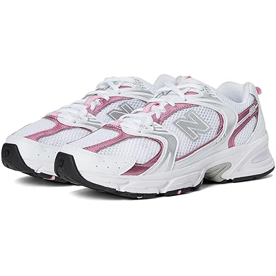 New Balance Classics 530 Athletic Shoes White/Pink Sugar
