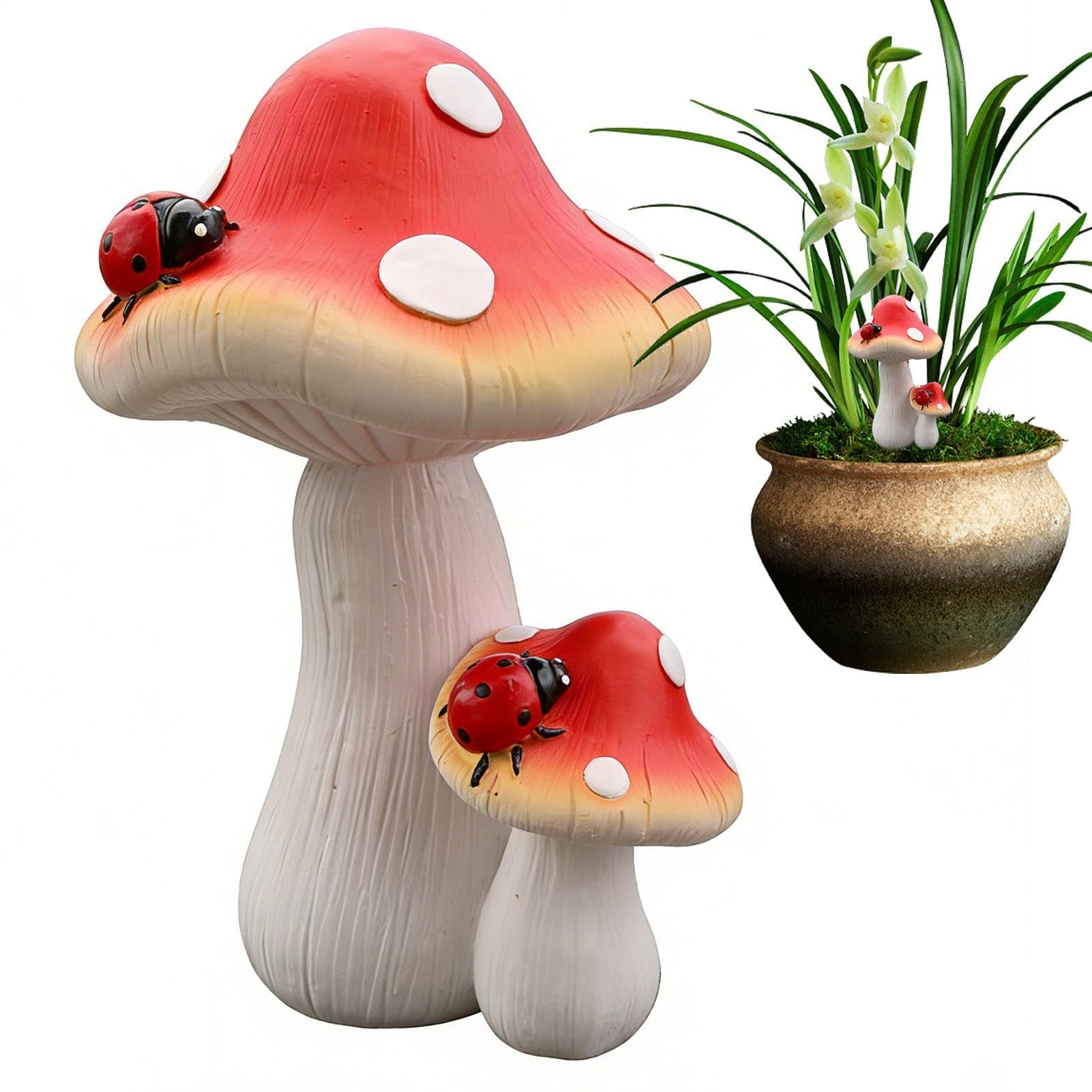 Statue champignon pour amoureux de la nature : le cadeau idéal pour jardiniers