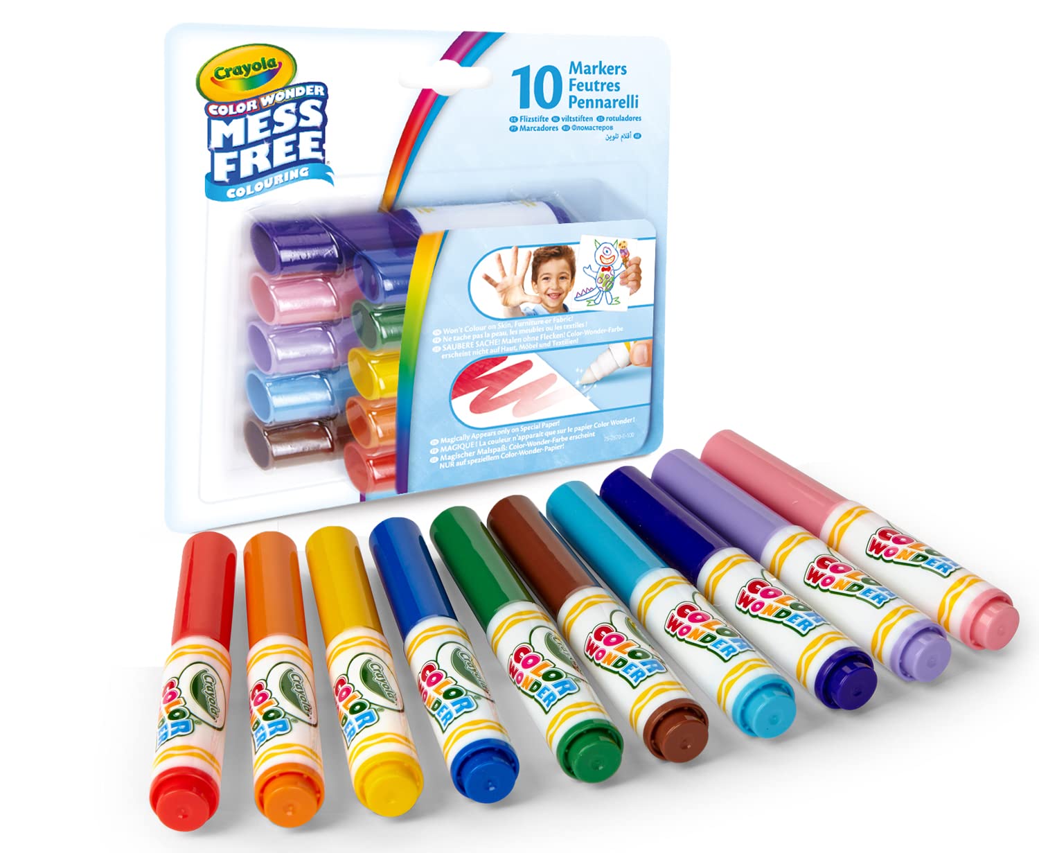 Crayola - Color Wonder Magische Stempels - Creatieve hobby - vanaf 3 jaar - Teken- en schilderspel