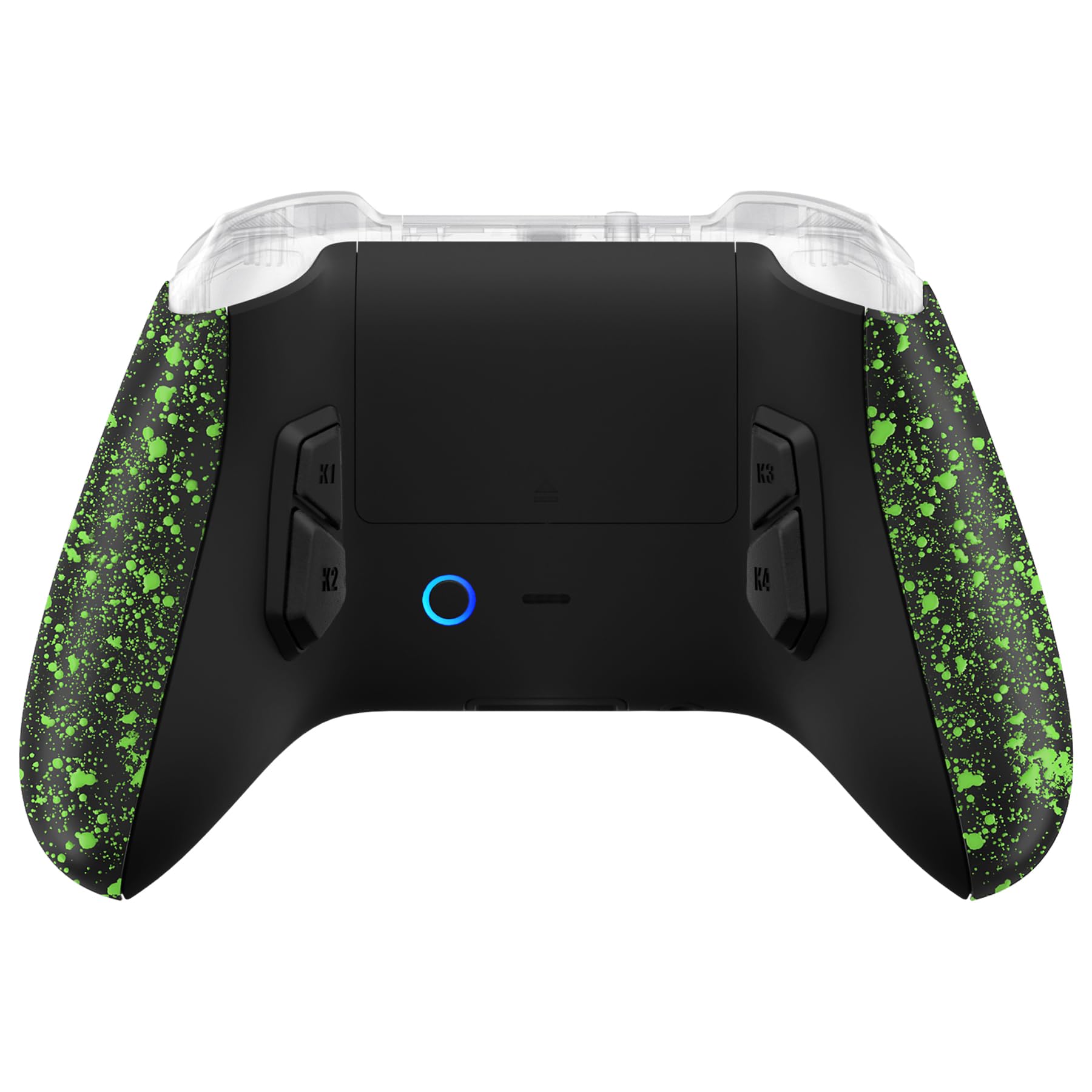 eXtremeRate VICTOR X Remap Kit per Xbox Series X S Controller,6 Profili&Cover Posteriore&Grip&4 Tasti Posteriori per Xbox Series X S Joystick Model 1914(NON Include Controller)-Verde Antiscivolo