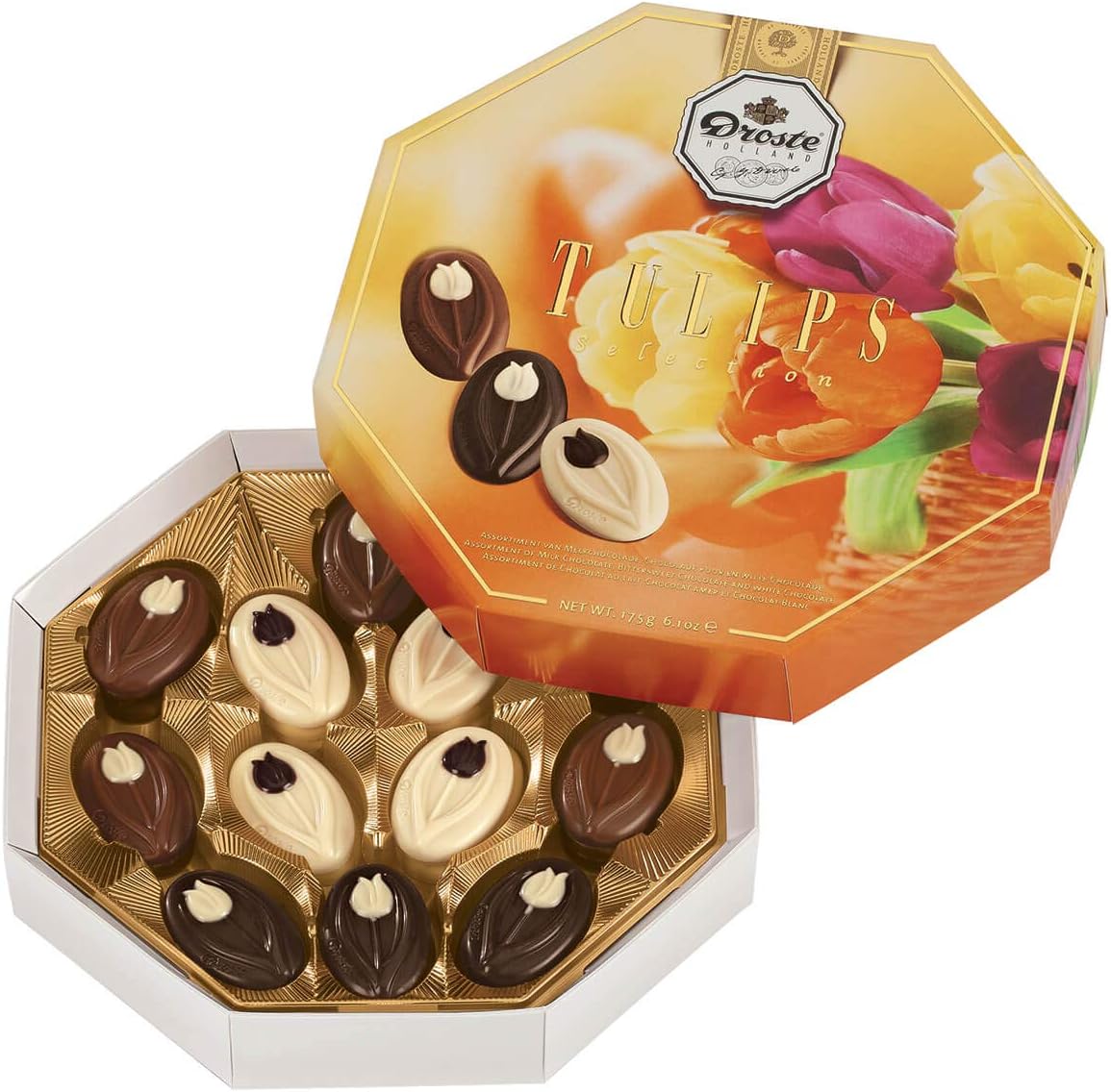 DrosteBox Tulips Selection 175gr/6.1ozRainforest AllianceRainforest AllianceRainforest AllianceRainforest Alliance