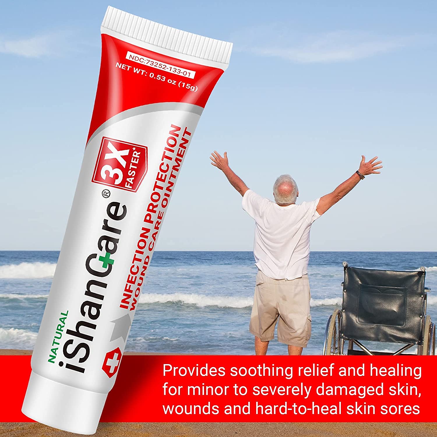 Buy iShanCare Wound Care Cream 3X Faster Skin Healing,Max Strength