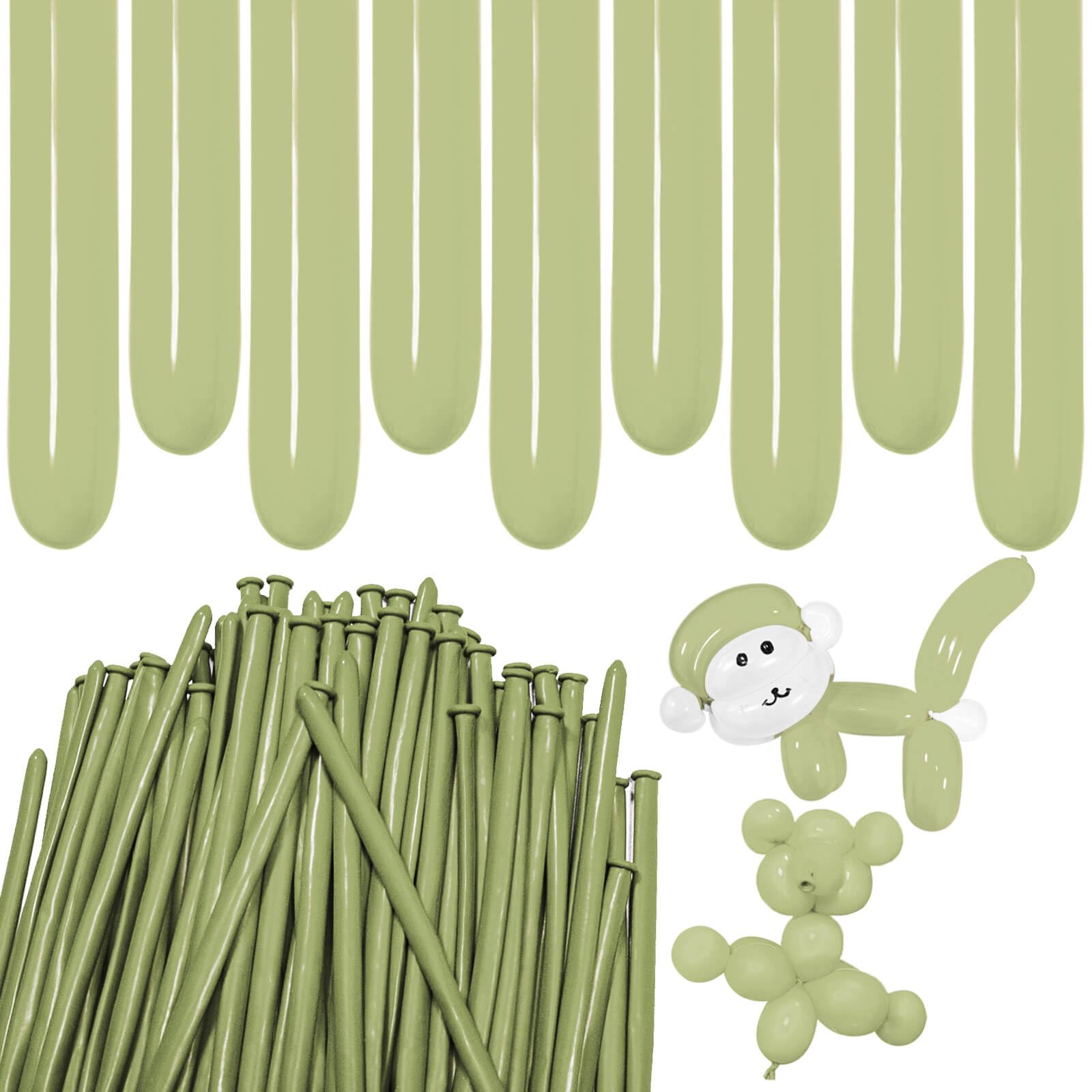 260 Clear Long Balloons for Arch & Party Decor -9 260 Clear Long Balloons for Arch & Party Decor -9