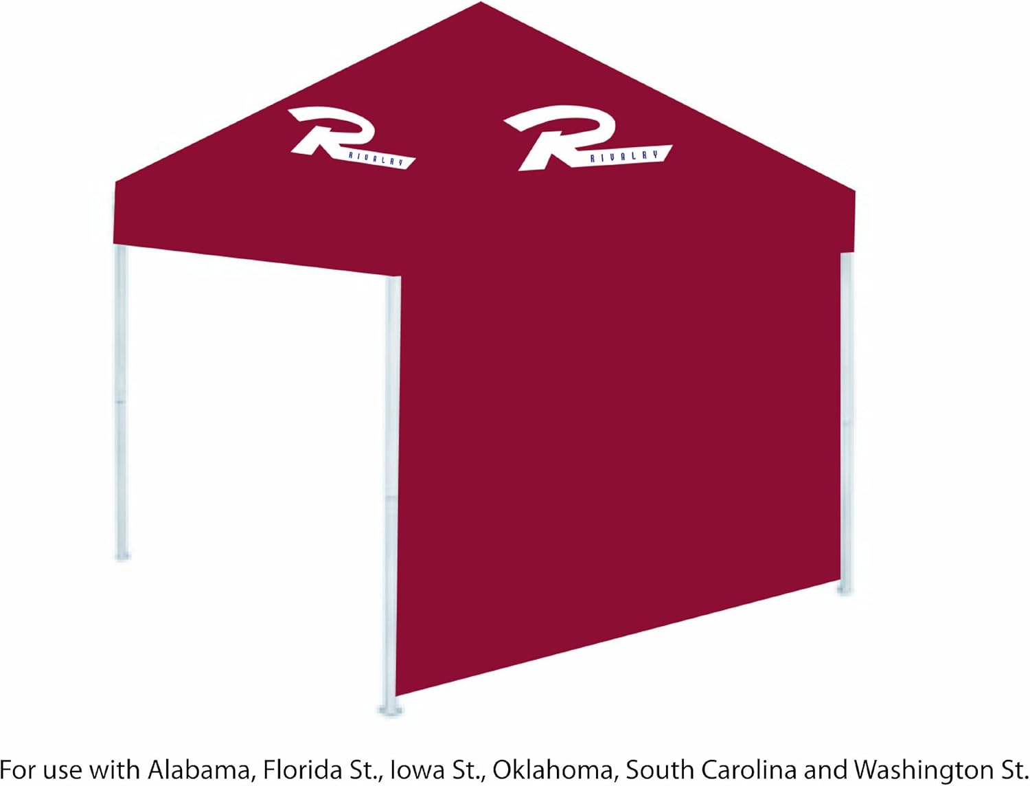 Rivalry Canopy Sidewall - Crimson