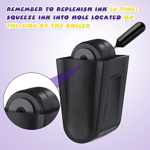 Miniatura 5 de Sherr 2 sellos de rodillo para profesores para escritura en el aula, rodillo de escritura a mano para niños, escritura a mano, profesores, educación