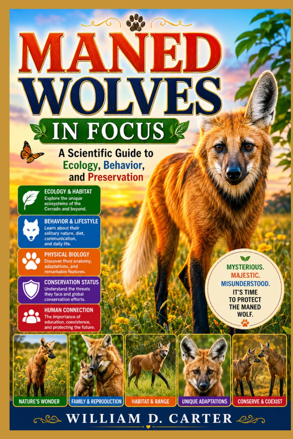 MANED WOLVES IN FOCUS: A Scientific Guide to Ecology, Behavior, and Preservation