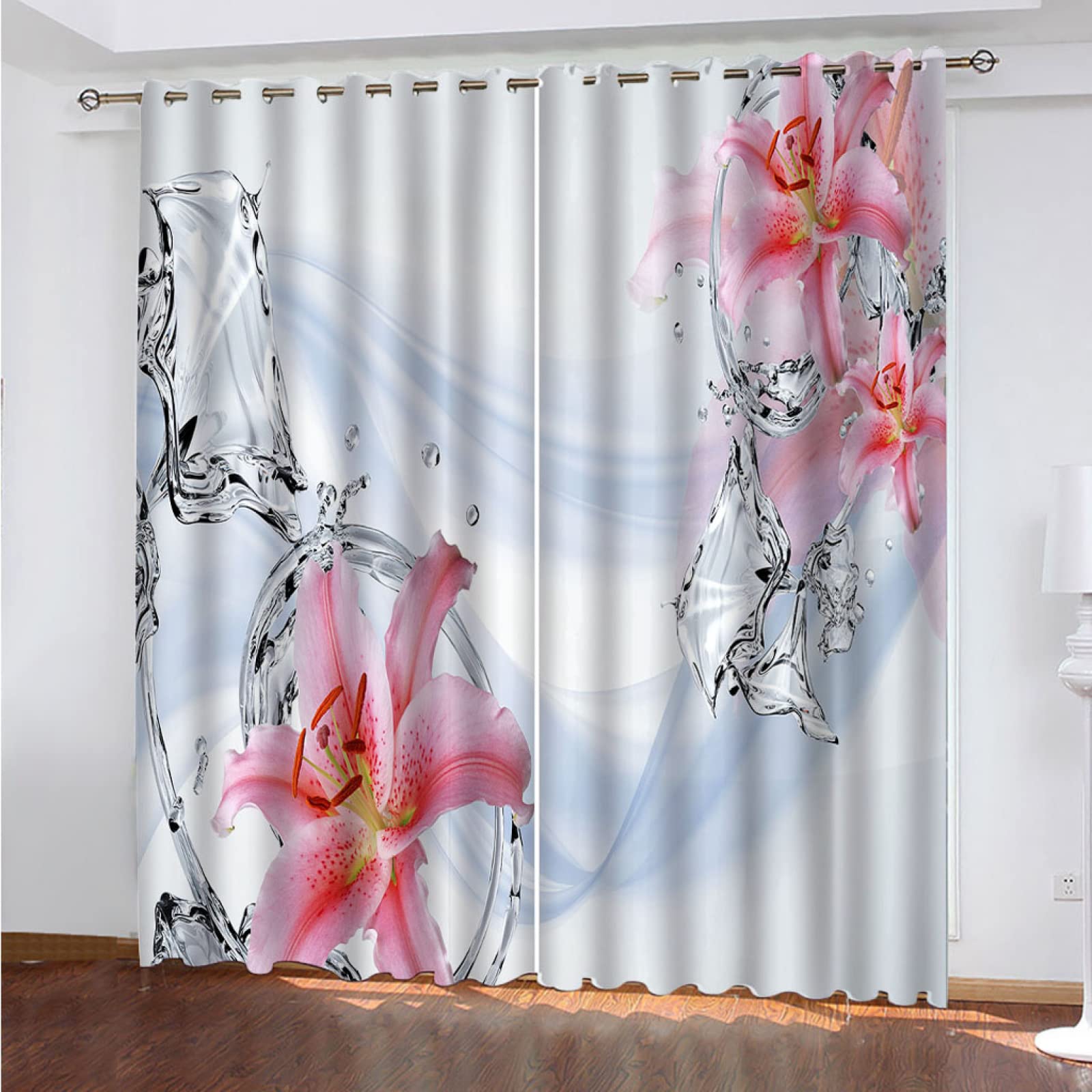 Rideaux isolants thermiques anti froid lot de 2 pour chambre à coucher 140x260