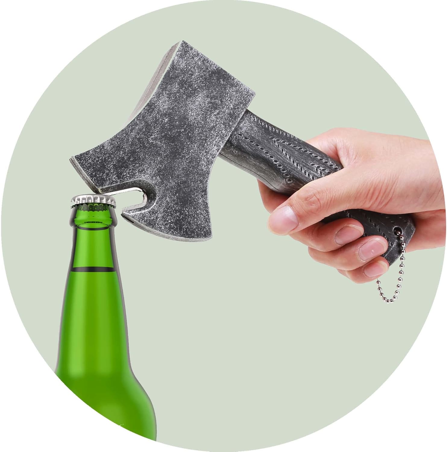 Winkee - Axe Bottle Opener | Funny Bottle Opener | Axe Beer Opener | Bottle Opener | Bottle Cap Opener in Axe Shape | Men's Gifts | Gift for Christmas, Birthday, Party, First Day