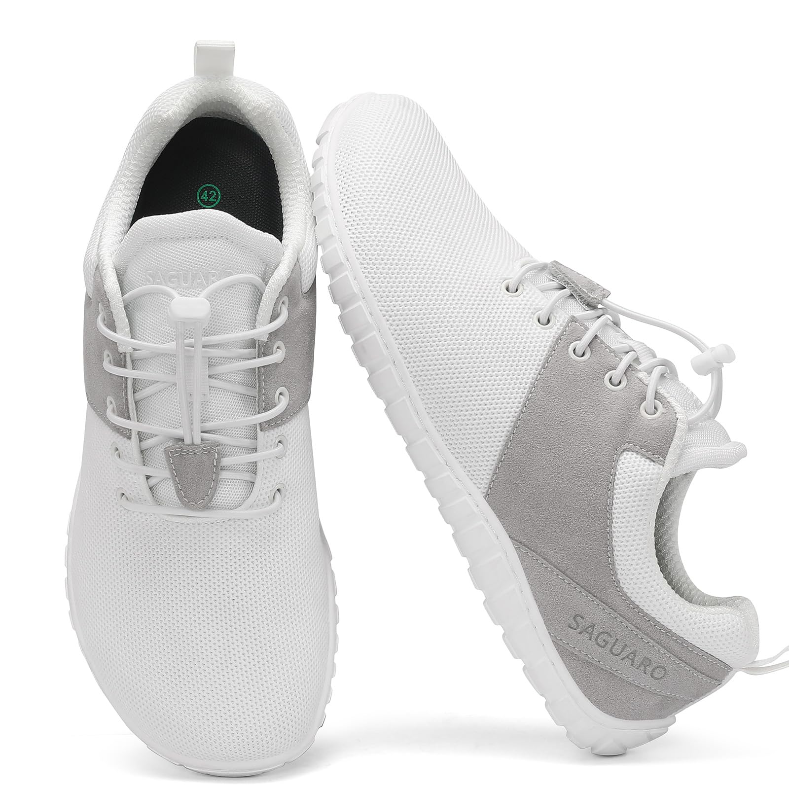 Saguaro Unisex Scarpe Barefoot Sportive Punta Larga Adatte per Camminata e Uso Quotidiano, Gr.36-48