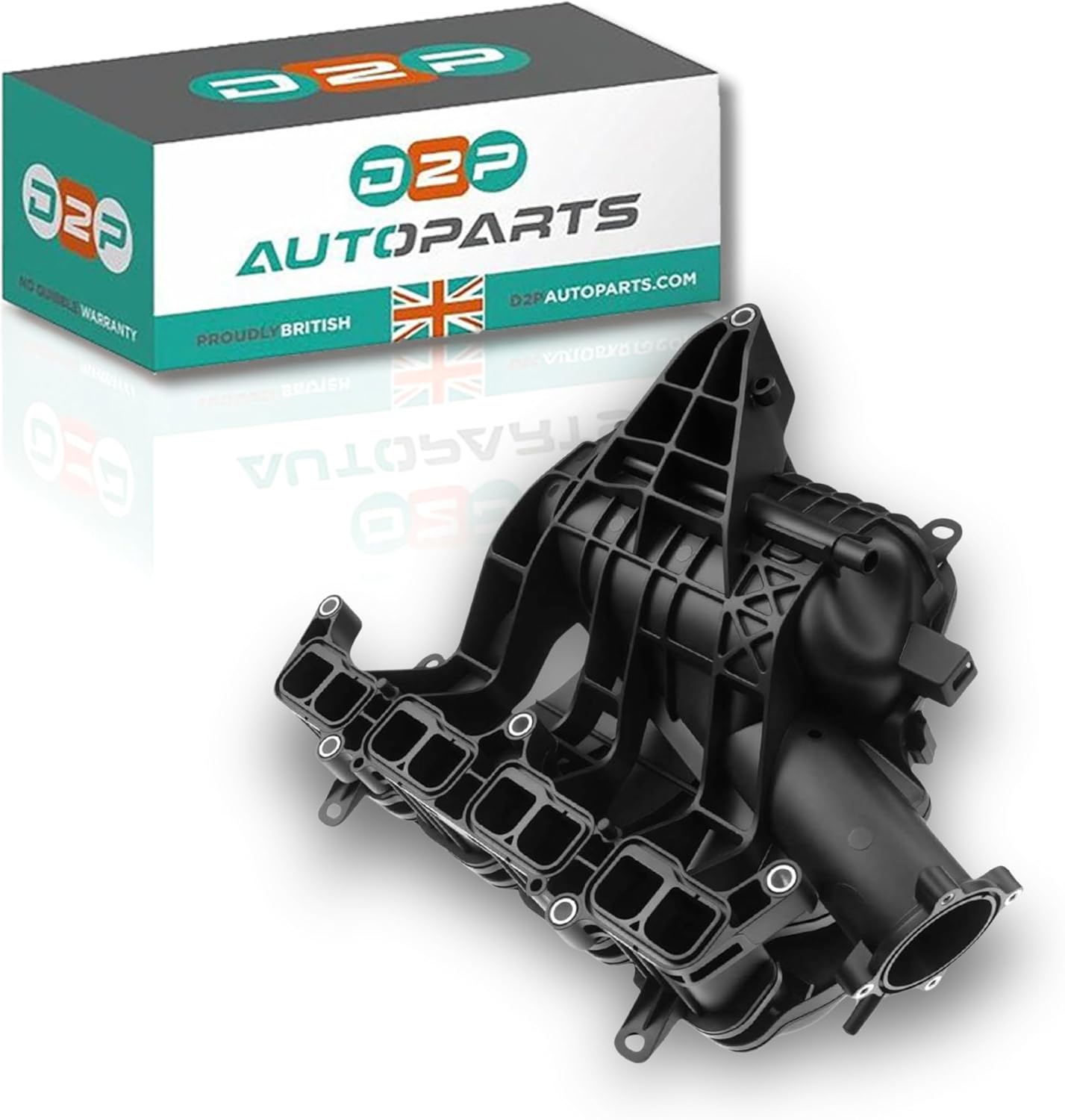D2P Intake Manifold with Gasket, OEM Quality | Compatible with (2014–2022) Mazda 3, CX-5, Mazda 6 2.5L Non-Turbo | Replaces PY01-13-100, PY0113100, 6312369781